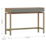 Aparador Barcelona 2 Gavetas Oak/Ferrolack - Finestra Móveis