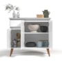 Aparador Buffet Veneza 3 Portas 1 Gaveta Branco – EJ Móveis