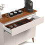 Aparador Buffet Zeus 3 Portas 1 Gaveta Off White/Freijó – EJ Móveis