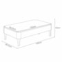 Aparador Fiero e Mesa de Centro Liz Off White – HB Móveis