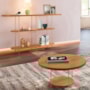 Aparador Intinity e Mesa de Centro Sky com Tampo em MDF Cinamomo - HB Móveis