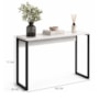 Aparador para Sala de Estar Office Industrial 120 - Martinucci  Branco