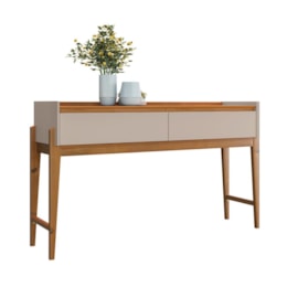 Aparador Rennes 2 Gavetas Cedro/Off White - Casa D