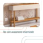Aparador Sala de Estar Fiero Off White/Cinamomo – HB Móveis