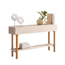 Aparador Sala de Estar Fiero Off White – HB Móveis