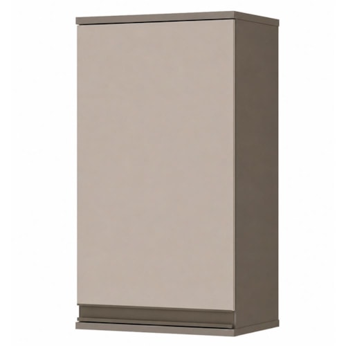 Armário Aéreo 1 Porta 35cm Connect Off White - Móveis Henn