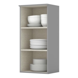 Armário Aéreo 1 Porta 40cm Americana Cinza - Móveis Henn Armário Aéreo 1 Porta 40cm Americana Cinza - Móveis Henn