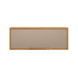 Armário Aéreo 1 Porta Basculante 80cm Plena Cinamon/Nude Prime TX - Demóbile 