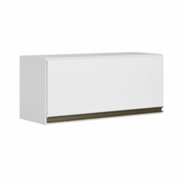 Armário Aéreo 1 Porta Basculante Kali Premium 80cm Branco - Nicioli 