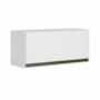 Armário Aéreo 1 Porta Basculante Kali Premium 80cm Branco - Nicioli 
