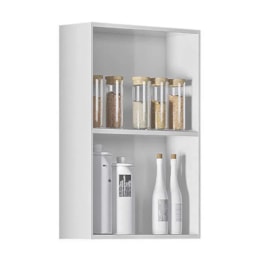 Armário Aéreo 1 Porta Kali Premium 30cm Branco - Nicioli  Armário Aéreo 1 Porta Kali Premium 30cm Branco - Nicioli