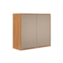 Armário Aéreo 2 Portas 80cm Plena Cinamon/Nude Prime TX - Demóbile 