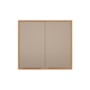Armário Aéreo 2 Portas 80cm Plena Cinamon/Nude Prime TX - Demóbile 