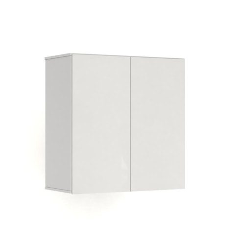 Armário Aéreo 2 Portas Branco – EJ Móveis