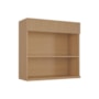 Armário Aéreo 2 Portas Realeza Premium 80cm Greige - Nesher