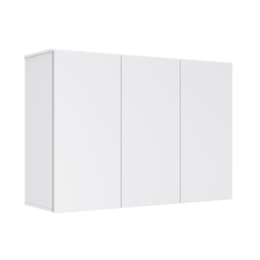Armário Aéreo 3 Portas Branco – EJ Móveis