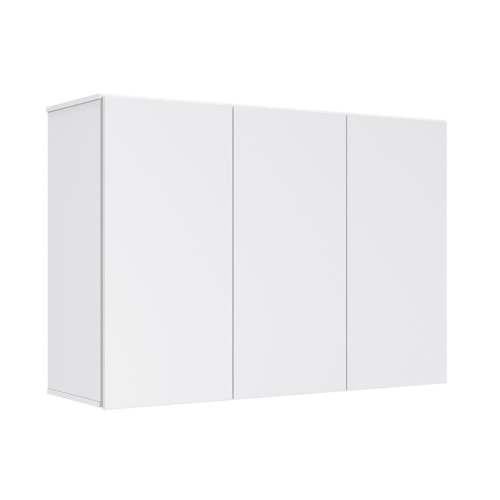 Armário Aéreo 3 Portas Branco – EJ Móveis