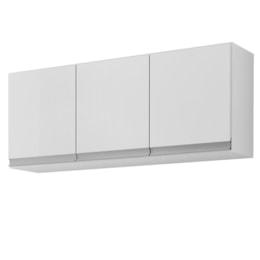 Armário Aéreo Andréia 120cm 3 Portas Branco - AJL Móveis Armário Aéreo Andréia 120cm 3 Portas Branco - AJL Móveis