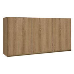 Armário Aéreo Dinamarca 120cm 3 Portas Castani - Indékes
