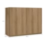Armário Aéreo Dinamarca 80cm 2 Portas Castani - Indékes 