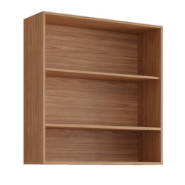 Armário Aéreo Esplêndida 80cm 2 Portas Basculantes Freijó/Titânio com Nicho - MGM Armário Aéreo Esplêndida 80cm 2 Portas Basculantes Freijó/Titânio com Nicho - MGM