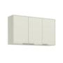 Armário Aéreo Fineze 120cm 3 Portas Areia – Henn