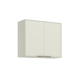 Armário Aéreo Fineze 80cm 2 Portas Areia – Henn