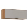 Armário Aéreo Firenze 1 Porta Basculante 80cm Amêndola/Nude Prime - Demóbile