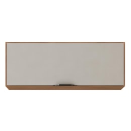 Armário Aéreo Firenze 1 Porta Basculante 80cm Amêndola/Nude Prime - Demóbile