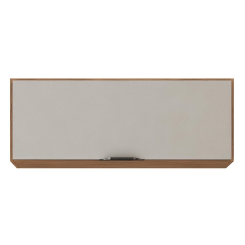 Armário Aéreo Firenze 1 Porta Basculante 80cm Amêndola/Nude Prime - Demóbile