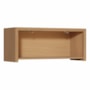 Armário Aéreo Geladeira Condessa 80cm 1 Porta Basculante Carvalho/Greige - Nesher