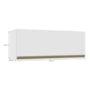 Armário Aéreo Geladeira Dinamarca 80cm 1 Porta Branco - Indékes
