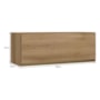 Armário Aéreo Geladeira Dinamarca 80cm 1 Porta Castani - Indékes