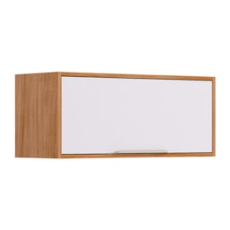 Armário Aéreo Geladeira Esplêndida Brilhante Celeste Áurea 80cm 1 Porta Basculante Cinamomo/Branco - MGM Armário Aéreo Geladeira Esplêndida Brilhante Celeste Áurea 80cm 1 Porta Basculante Cinamomo/Branco - MGM