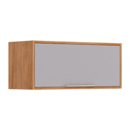 Armário Aéreo Geladeira Esplêndida Brilhante Celeste Áurea 80cm 1 Porta Basculante Cinamomo/Platina - MGM Armário Aéreo Geladeira Esplêndida Brilhante Celeste Áurea 80cm 1 Porta Basculante Cinamomo/Platina - MGM