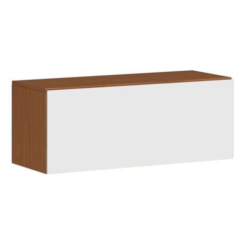 Armário Aéreo Geladeira Luana Clara 80cm 1 Porta Cinamomo/Branco - Aramóveis  