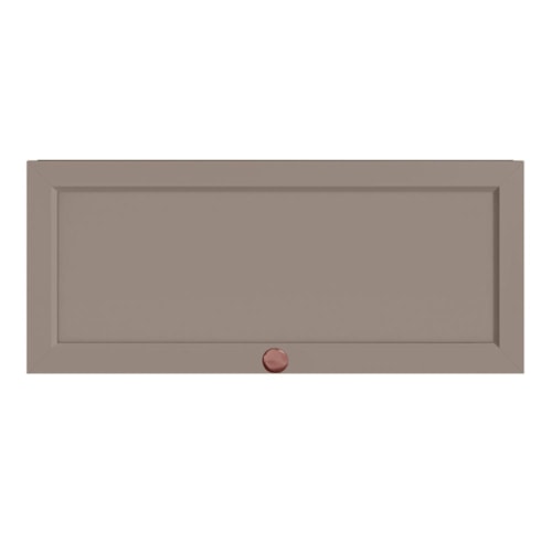 Armário Aéreo Geladeira Unna 1 Porta Basculante 80cm Gris - Poliman Móveis