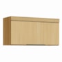 Armário Aéreo Marquesa Geladeira 80m 1 Porta Basculante Nature - Nesher 