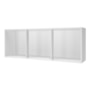 Armário Aéreo Pop 120cm 3 Portas Branco - Indékes