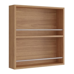 Armário Aéreo Porta Temperos 52cm Freijó - MGM Armário Aéreo Porta Temperos 52cm Freijó - MGM
