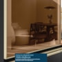 Armário Aéreo Proença 60cm Basculante 1 Porta MDF e 1 Porta Vidro Reflecta Nogueira Touch/Carbono Prime TX - Demartêz