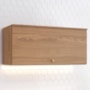 Armário Aéreo Requinte 80cm 1 Porta Basculante Nature - Móveis Henn 