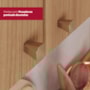 Armário Aéreo Requinte 80cm 2 Portas Nature - Móveis Henn