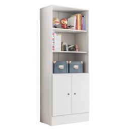 Armário Gamer 2 Portas Branco - Qmovi   Armário Gamer 2 Portas Branco - Qmovi