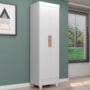 Armário Multiuso Lite 2 Portas Branco - Móveis Leão
