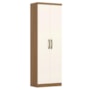 Armário Multiuso Margarida 2 Portas Cinamomo/Off White - Móveis Henn