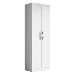 Armário Multiuso New 2 Portas Branco - Aramóveis Armário Multiuso New 2 Portas Branco - Aramóveis