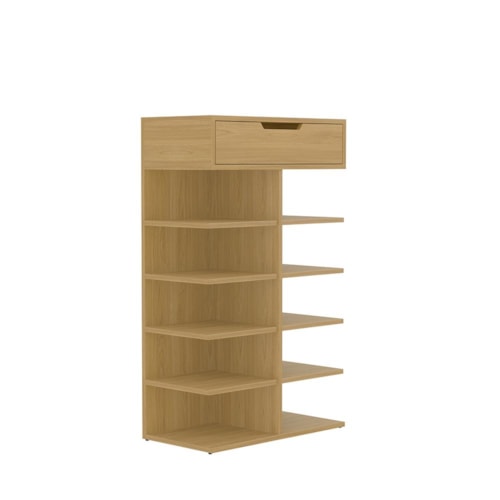 Armário Multiuso Sapateira Agata 1 Gaveta Hannover - Casa D