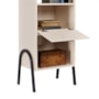 Armário Organizador Steel 1 Porta Off White – EJ Móveis