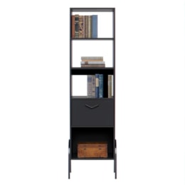 Armário Organizador Steel 1 Porta Preto – EJ Móveis